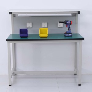 Banc de travail multifonctionnel antistatique, haute efficacité, haute productivité, acier au carbone, acier inoxydable, aluminium, atelier de mécanique - Product Image 1