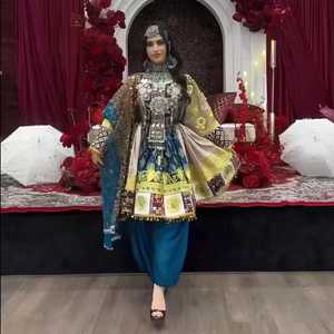 Robe bohème traditionnelle pour femmes, couleur personnalisée, fabricant OEM ODM, robes décontractées afghanes, prix de gros en vente - Product Image 6