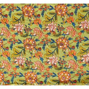 ผ้าฝ้ายแท้ 100% เป็นมิตรกับสิ่งแวดล้อม ทอจากเส้นด้าย 60S60S น้ำหนักเบา พิมพ์ลายบล็อก แห้งเร็ว ระบายอากาศได้ดี สำหรับผู้หญิงและเด็กผู้หญิง - Product Image 5