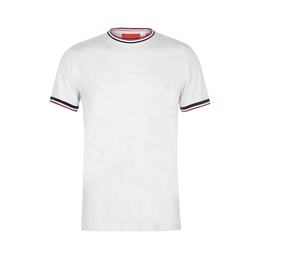 T-shirt décontracté pour homme 100 % coton, imprimé numérique personnalisé, multicolore, style urbain, coupe classique, respirant, polyester/coton - Product Image 1