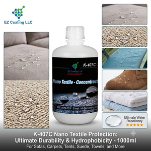น้ำยาเคลือบผ้านาโนกันน้ำ EZ Coating LLC ขนาด 1000 มล. แบบใส ป้องกันน้ำเกาะ - Product Image 6