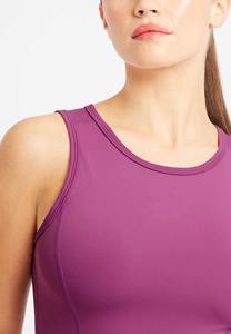 Top corto acanalado de cuello redondo para mujer, talla grande, ajuste regular, para yoga, gimnasio, entrenamiento, fitness, ropa deportiva, venta al por mayor personalizada - Product Image 2