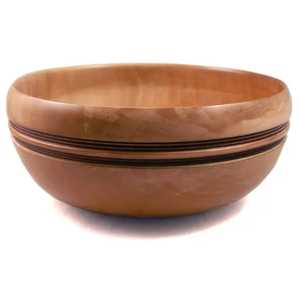 Tazón Artesanal de Madera de Mango con Borde Ondulado, Tazón Grande para Servir Ensaladas, Vajilla Ecológica y Sostenible - Product Image 3