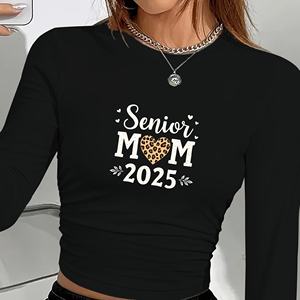 Senior Mom 2025 camisa de manga larga de moda para mujer - Product Image 1