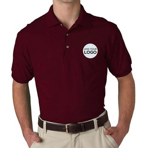 Polo pour homme en tissu piqué 65% polyester et 35% coton, manches courtes - Product Image 5