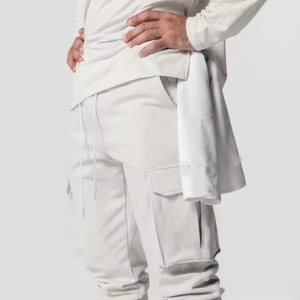 Custom Streetwear Acid Washed Vintage Tracksuit Men Streetwear <b>Distressed</b> Patchwork Hoodie and Sweatpants Set Sweatsuit Men - Product Image 4