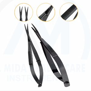 Pinzas Quirúrgicas Al Mida Healthcare, Punta Fina, Instrumento Microquirúrgico de Precisión, Certificado CE, Clase II para Cirugía Ocular, Manual - Product Image 3