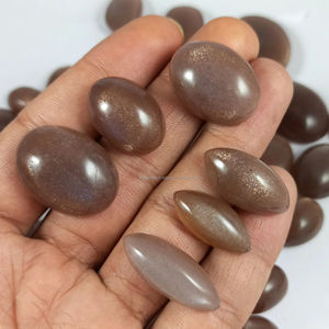 Venta al por mayor de piedra lunar natural pulida a mano, cabujón de cuarzo, piedras preciosas curativas semipreciosas, piedras preciosas sueltas - Product Image 5