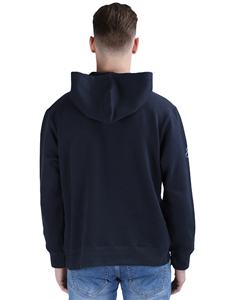 Cremallera y logotipo liso Impreso de gran tamaño en blanco Peso pesado Nuevas sudaderas con capucha de hombre de lana casual en stock para la venta algodón polivinílico - Product Image 3