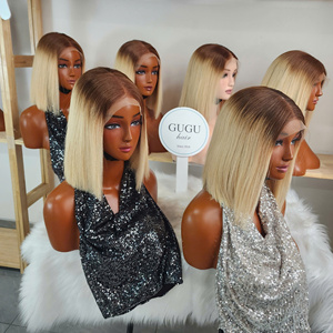 Grossiste GUGU SDD Super Double Drawn 5*5 Lace Front Glueless 100% Cheveux Vierges Alignés Cuticules Vietnamiens Lisses Rougeâtres - Product Image 2