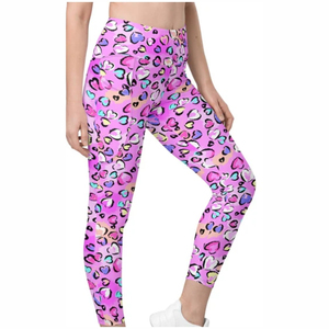 Women's High Waist Workout Yoga Leggings Push-up Sublimation Sports <b>Tights</b> with Seamless Solid <b>Pattern</b> Compression Leggings - Product Image 1
