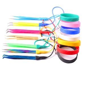 Pinzas de Acero Inoxidable Importadas de Pakistán para Extensión de Pestañas, con Punta en Ángulo de 45 Grados, Color Mate, para Recortar Pestañas Postizas - Product Image 5