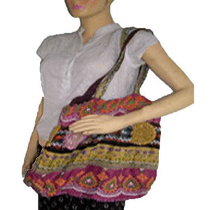 Sacs à main ethniques vintage brodés, sacs à bandoulière bohèmes tribaux, sacs à main traditionnels faits à la main, sacs fourre-tout colorés et tendance - Product Image 3