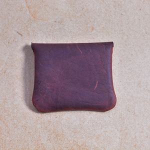 Porte-monnaie rond en cuir porte-monnaie organisateur pour gravure Laser porte-monnaie pour unisexe pièces pochette en cuir accessoires OEM - Product Image 2