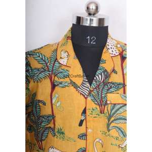 Vestido Midi con Estampado Floral Transpirable y Ecológico para Mujer, Mangas Coreanas, Estampado Digital, Cuello en V, Informal, para Fiestas de Verano - Product Image 3