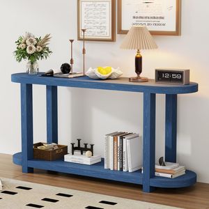 U_STYLE <b>Modern</b> Minimalist Ash Veneer Console <b>Table</b> Streamlined Desktop <b>Design</b> for <b>Study</b> Rooms Entryways or Hallways - Product Image 2