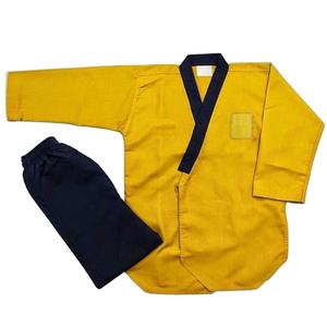 Dobok WTF Personalizable para Adultos, Uniforme de Taekwondo de Algodón Resistente de 220g, Blanco, Negro, Amarillo, Rojo, Pantalones Cortos, Servicio OEM, Logotipo Personalizado - Product Image 2