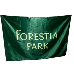 Bandera de Plumas del Consejo Contra el Cáncer con Asta de Aluminio, Forma Rectangular, Poliéster Blanco, Impresión Digital, Pancarta Promocional Resistente - Product Image 1