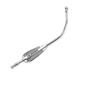 Punta de succión Yankauer con mango en W, hecha de acero inoxidable de alta calidad, manual, con certificación CE, para uso quirúrgico, médico, dental y hospitalario. - Product Image 1