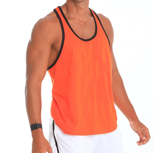 Camiseta deportiva para hombre de alta calidad al por mayor OEM, camiseta sin mangas para hombre con estampado personalizado disponible para venta en línea a un precio razonable. - Product Image 5