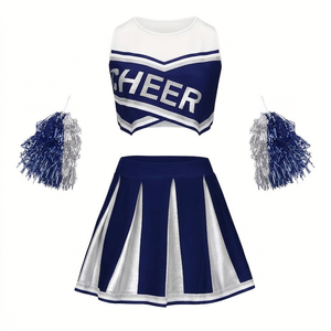 Tenue de cheerleading pour femmes 2026, techniques d'impression, conception personnalisée, strass brillants, livraison rapide, faible MOQ, couleur personnalisable - Product Image 2