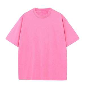 เสื้อยืดคอกลมโอเวอร์ไซส์แขนสั้นผ้าฝ้ายสำหรับผู้ชาย พิมพ์ลายโลโก้ด้านหน้า สไตล์ลำลอง - Product Image 2