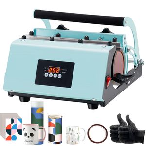 Pressa a Caldo per Tazze da 30oz 110V, Riscaldamento Rapido e Uniforme, con Guanti per Carta e Nastro per Sublimazione, per Stampa su Magliette - Product Image 6