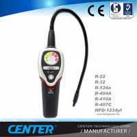 CENTER CENTER 388 Detektor Kebocoran Gas Refrigeran Inframerah dengan Alarm Suara dan Cahaya Akurasi Tinggi dan Kustomisasi ODM