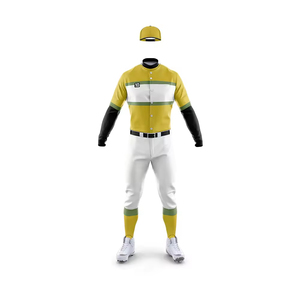 High Quality Quick Dry Baseball Uniform Sets New Design Breathable Wholesale Option 100% Polyester Customized Colors Logo OEM - Product Image 1