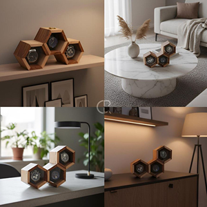 Wooden <b>Watch</b> <b>Case</b> for Business Gift Packaging Wooden <b>Watch</b> Box with Soft <b>Watch</b> Holders OEM Wooden <b>Watch</b> Storage Organizer - Product Image 6