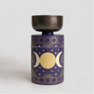 Ready to Ship Arabic Mabkhara Incense Holder Celestial Moon Phase Tealight Oil Warmer Tabletop Decor Low MOQ - Product Image 4