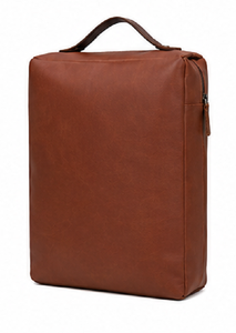 Premium Durable Genuine Leather <b>Backpack</b> Tote for Men <b>Women</b> Convertible Travel Laptop <b>Backpack</b> Minimalist Carry Office College - Product Image 3