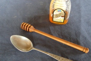 Cuchara de madera para miel de alta calidad, dispensador de miel, precio al por mayor, colección hecha a mano. - Product Image 2