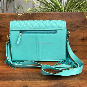 กระเป๋าหนังแท้ลายดอกไม้สำหรับผู้หญิงตะวันตกกระเป๋าถือคลัทช์ประดับเพชร - Product Image 5