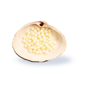 Perline ILAN Abalorios 6 mm color crema per la creazione di gioielli - Product Image 2