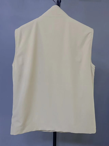 Mens <b>Utility</b> Gilet Stand Collar Patch Pocket Sleeveless Jacket Lightweight Padded <b>Vest</b> Water Repellent OEM Wholesale - Product Image 2