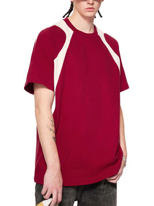 **Product Name:** Navy <b>White</b> Color Block Raglan T Shirt **Alternative Names:** Classic Raglan Sleeve <b>Tee</b> Two Tone Casual - Product Image 4