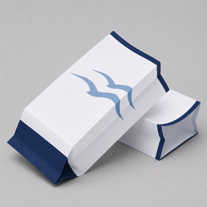 Eco-Friendly <b>Biodegradable</b> Air Sickness Bag Standard Flat Disposable Greaseproof Kraft <b>Paper</b> Twisted Handles Offset Printing - Product Image 6