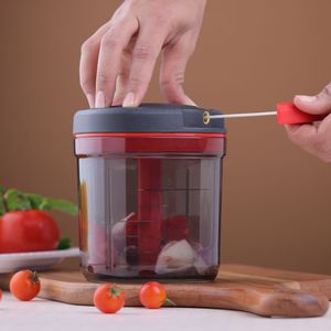 Manual Food <b>Chopper</b> Square <b>Vegetable</b> Dicer Hand Pull String Onion Cutter Compact Kitchen Blender <b>for</b> Mincing Nuts Herbs Salsa - Product Image 1