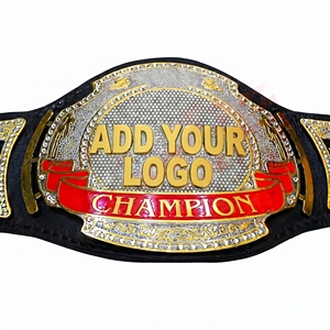 Cinturón de Campeonato de Boxeo de Cuero Sintético AEW TNT de Blaze Fight Wear - Cuero Vacuno Genuino con Hebilla de Aleación de 51 Pulgadas - Product Image 4