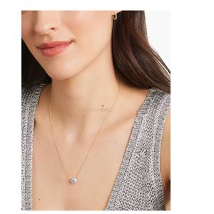 สร้อยคอเพชรเม็ดเดี่ยว 0.50 กะรัต เพชรเลี้ยงในห้องปฏิบัติการ สำหรับความสง่างามในทุกๆ วัน เครื่องประดับชั้นดีที่ยั่งยืน จี้เพชรทรงกลมพร้อมสายสร้อย - Product Image 1