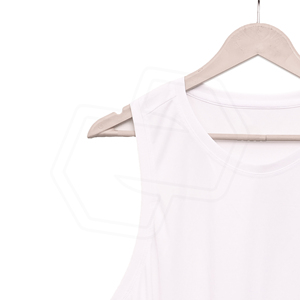 Débardeur blanc sans manches en coton respirant pour femme, idéal pour l'athlétisme, léger et confortable - Product Image 4