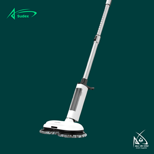 Mopa Eléctrica Inalámbrica SUDEX con Tanque de Agua de 300 ml, Motor Dual, Cabezal Giratorio de 180°+, para Limpieza en Seco y Húmedo, para Uso Doméstico - Product Image 6