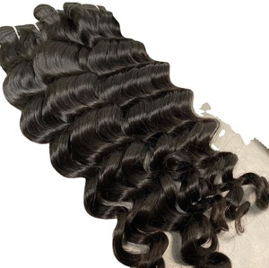 Extensiones de Cabello para Mujer de Primera Calidad, Suaves al Tacto, con Fibra Resistente al Calor y Textura Lisa, para Uso en la Oficina y Fiestas, de la India - Product Image 1