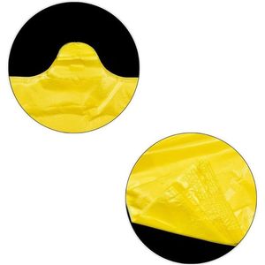 Sacchetti di Plastica con Manici per T-Shirt Design, per la Vendita all'Ingrosso di Alimenti e Articoli al Dettaglio, 12x20 Pollici, Giallo - Sacchetti di Plastica Gialli - Product Image 3
