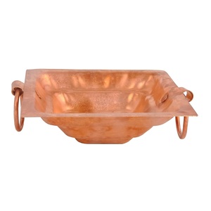 Panchpatra Tradicional India de Cobre Hecha a Mano con Cuchara y Plato, Juego de Panchpatra con Achamani y Thali para Pooja, Templo, Diwali - Product Image 2