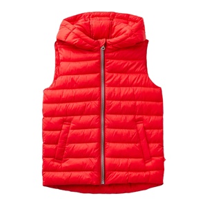 Chaleco Acolchado sin Mangas con Capucha para Hombre, Transpirable, Ecológico, Material de Poliéster, Servicios ODM, Chaleco Ligero de Invierno - Product Image 1