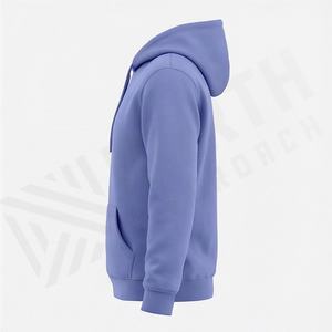 Sudadera con Capucha Personalizada con Logotipo Bordado, de Alta Calidad, 100% Algodón Grueso, Hombros Caídos, Estilo Holgado, para Hombre, Invierno, OEM - Product Image 3