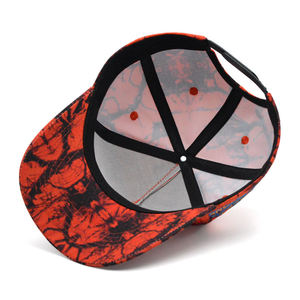 Casquette de baseball unisexe personnalisée à 5 panneaux en polyester/coton avec logo brodé en 3D, réglable et à fermeture snapback, pour l'extérieur - Product Image 2