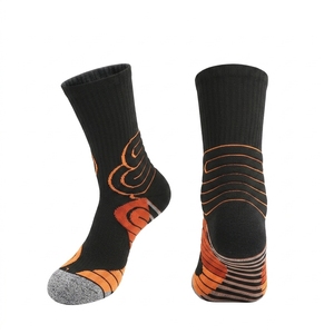 High Quality Crew Winter Athletic Cotton Digital Printing Knitted Custom <b>Mens</b> Sports Basketball <b>Socks</b> - Product Image 1